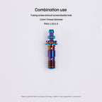 SPARTS M10 Dual-Hole Brake Line & Bleeder Bolt P1.0 / P1.25 Titanium Alloy | Motorcycle Brake Upgrade