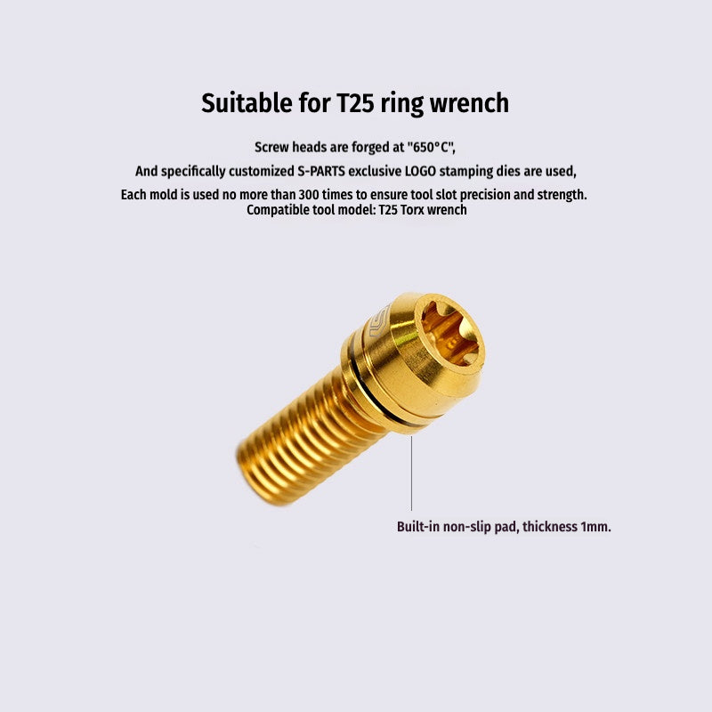 SPARTS M5 L10-50mm Titanium Alloy Screws