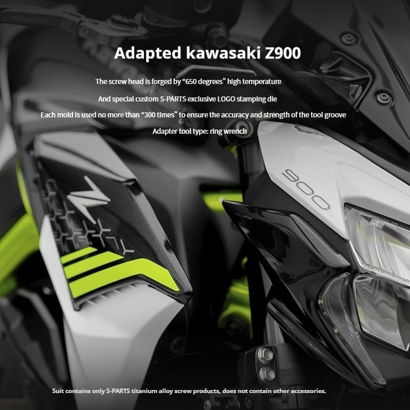 SPARTS Titanium Bolt Kit for Kawasaki Z900 2021 – ustom Candy Color & CNC Titanium Upgrade Kit - 2/2