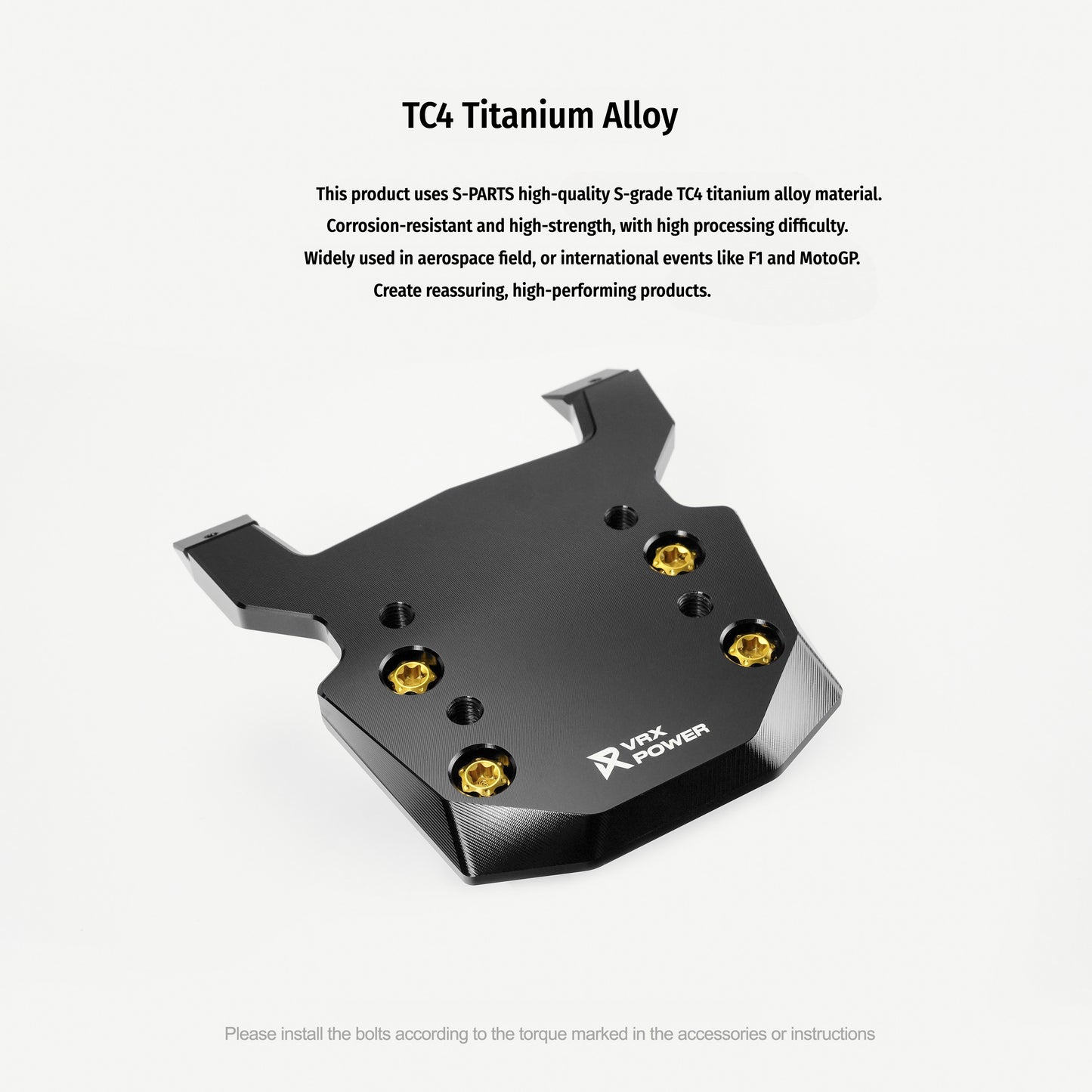 SPARTS Titanium Handlebar Bolt Kit for Yamaha XMAX 300 | VRX CNC Handlebar | TC4 Grade 5