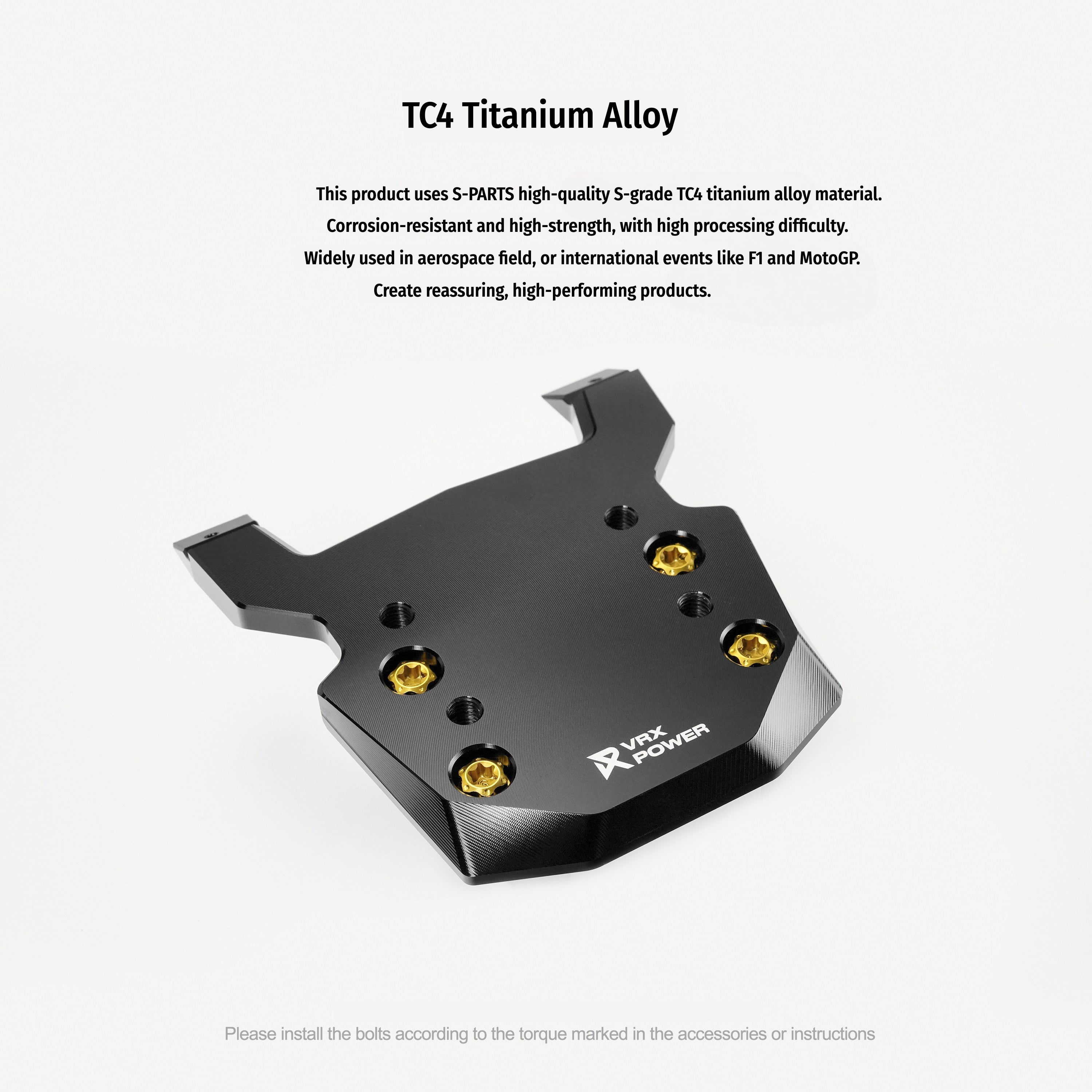 SPARTS Titanium Handlebar Bolt Kit for Yamaha XMAX 300 | VRX CNC Handlebar | TC4 Grade 5