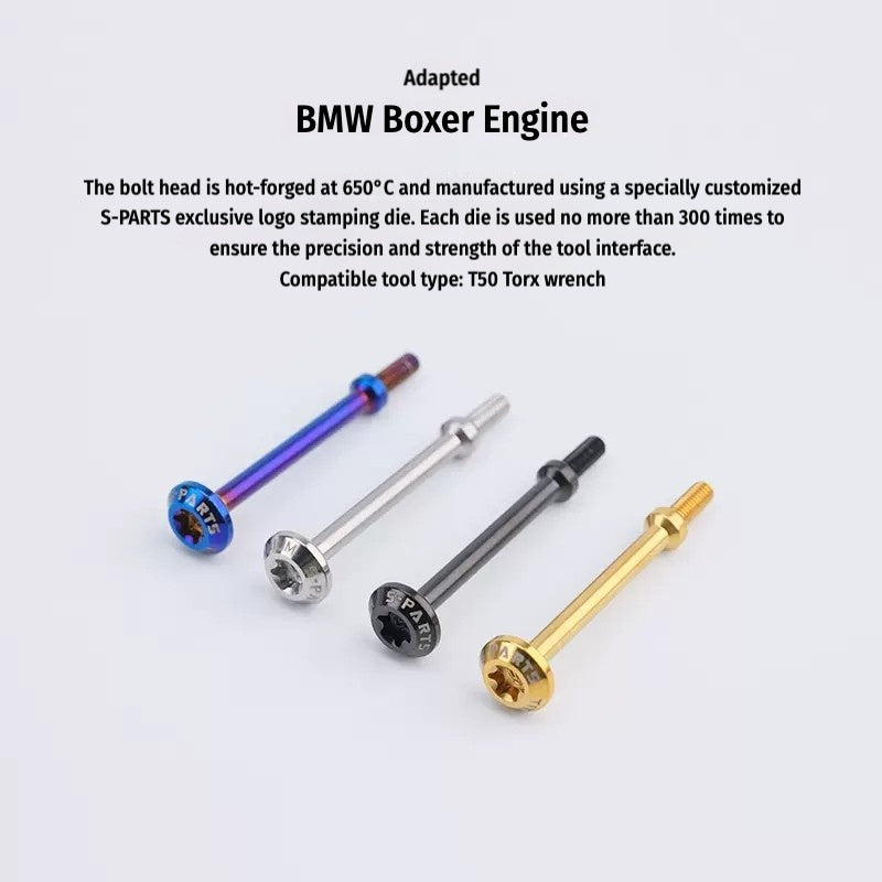 SPARTS TC4 Titanium Cylinder Head Bolts for BMW Boxer Engine