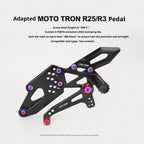 SPARTS Yamaha R25/R3 MOTO TRON Foot Pegs Titanium Screw Modification Kit