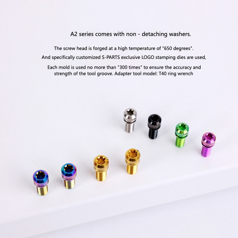 SPARTS A2 Series M7x20mm Titanium Bolt