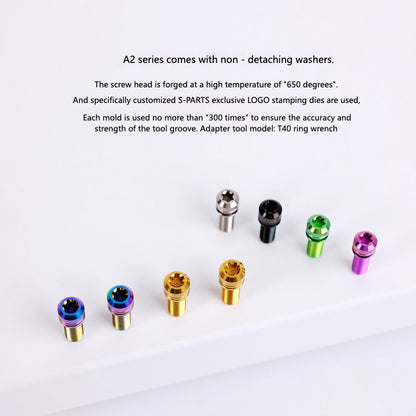 SPARTS A2 Series M7x20mm Titanium Bolt