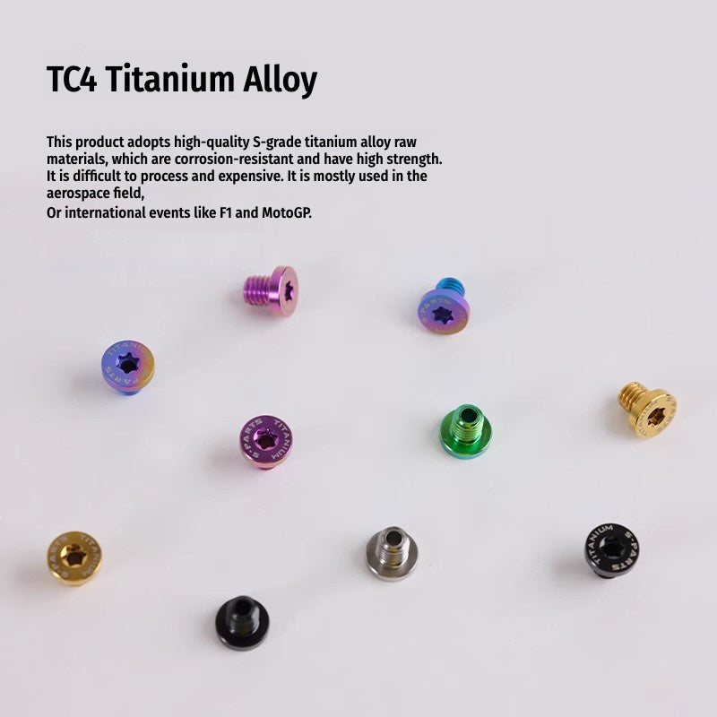 SPARTS Titanium Helmet Visor Screws Kit for ARAI RX7X – Lightweight & CNC Machined