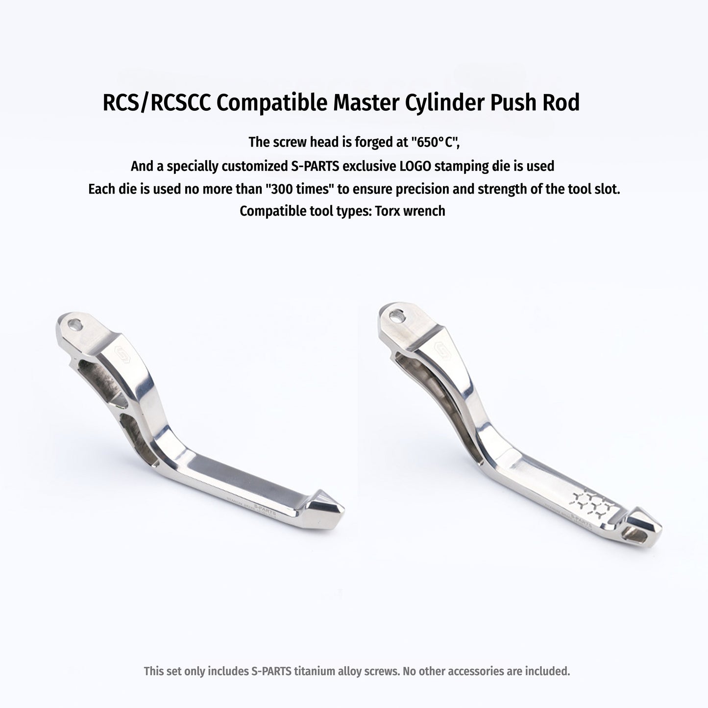 SPARTS Titanium Alloy Brake Master Cylinder Push Rod (RCS / RCSCC Compatible)