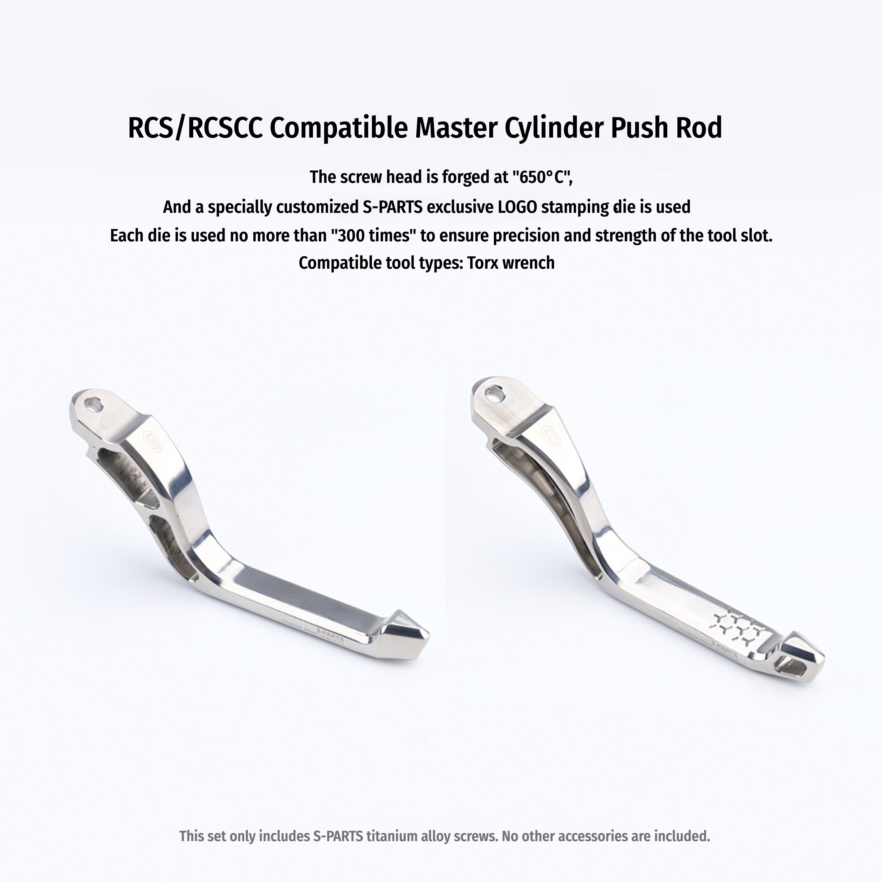 SPARTS Titanium Alloy Brake Master Cylinder Push Rod (RCS / RCSCC Compatible)