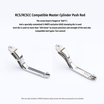 SPARTS Titanium Alloy Brake Master Cylinder Push Rod (RCS / RCSCC Compatible)