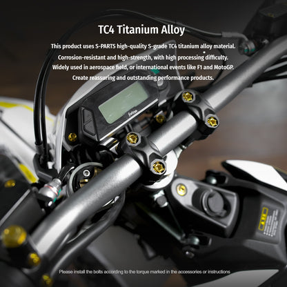 SPARTS Titanium Bolt Kit for Ultra Bee | Full Motorcycle Upgrade Set