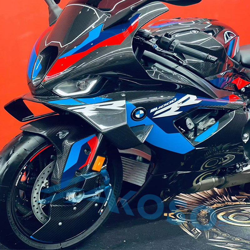 BMW M1000RR / S1000RR Carbon Fiber Front Fender Cover 2019-2024 Motorcycle Racing Upgrade Parts
