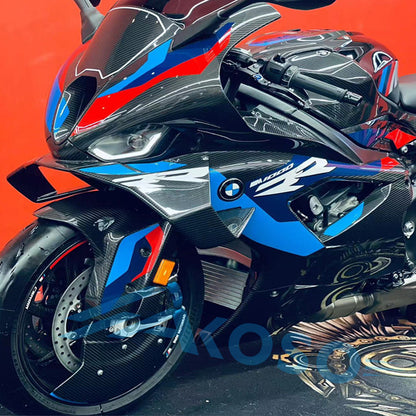 BMW M1000RR / S1000RR Carbon Fiber Front Fender Cover 2019-2024 Motorcycle Racing Upgrade Parts