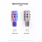 S-PARTS M10 to M10 Titanium Forward & Reverse Thread Motorcycle Mirror Adapter Bolt Upgrade