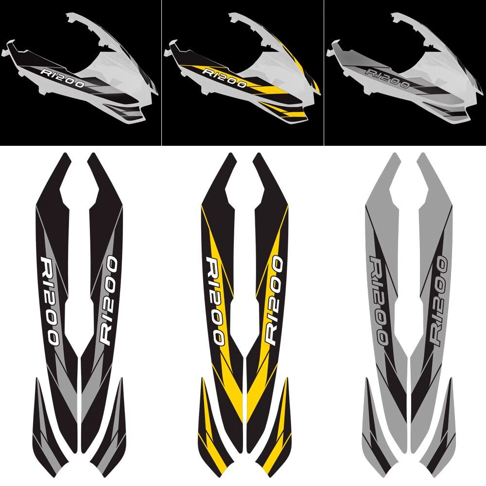 BMW R1200GS (2013–2017) Beak Decal Sticker Front Fairing Graphics Livery Wrap Waterproof Motorcycle Styling Kit