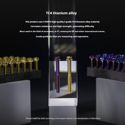 S-PARTS Titanium Fasteners Bodywork, Fairing & Footpeg Bolt Kit for Kawasaki Z900