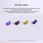 SPARTS Hex Flange Titanium Nut – A3 Series – M5 / M6 / M8 / M10 / M12 – Motorcycle Locking Hardware