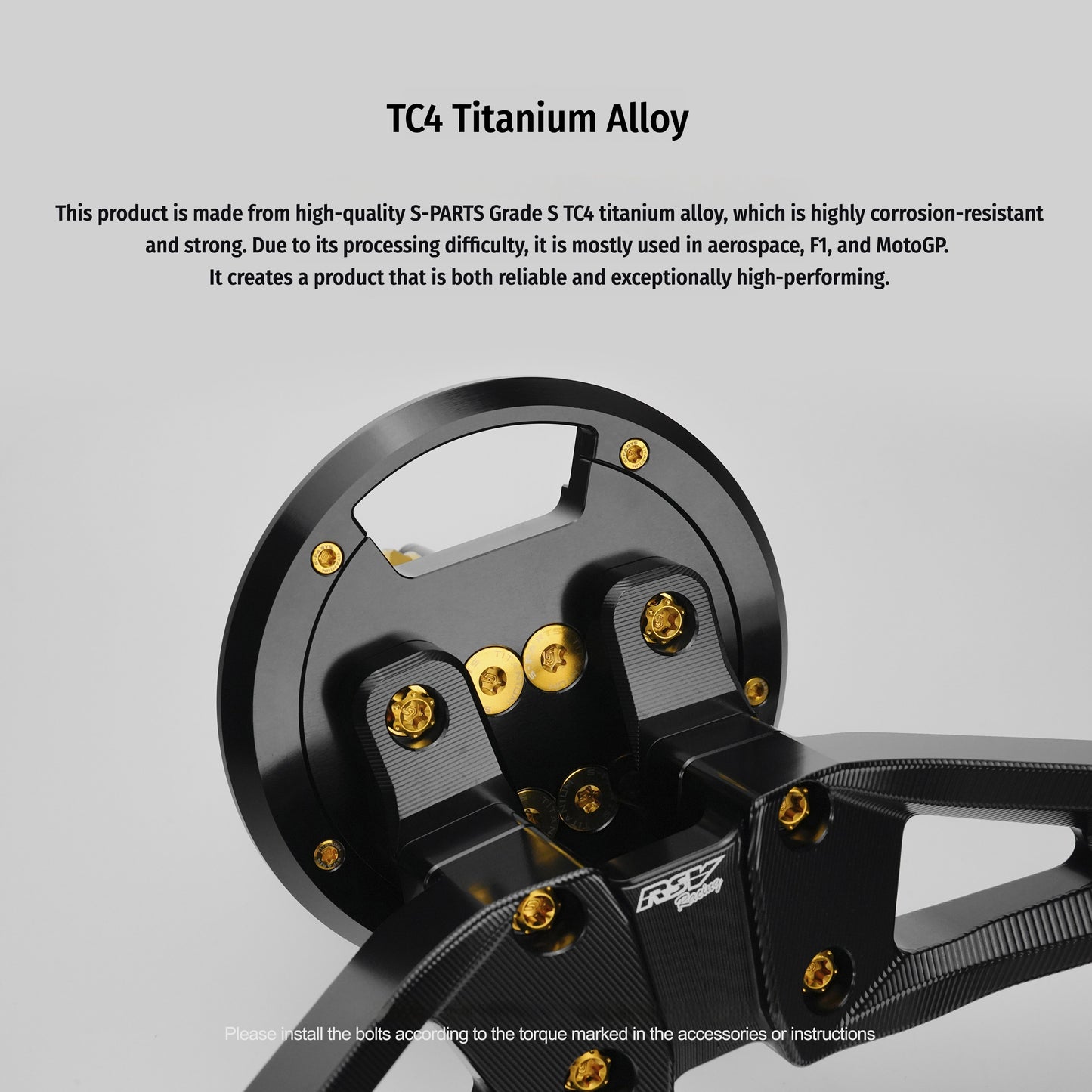 SPARTS RSV NMAX155 Handlebar Conversion Titanium Bolt Upgrade Fastener Kit