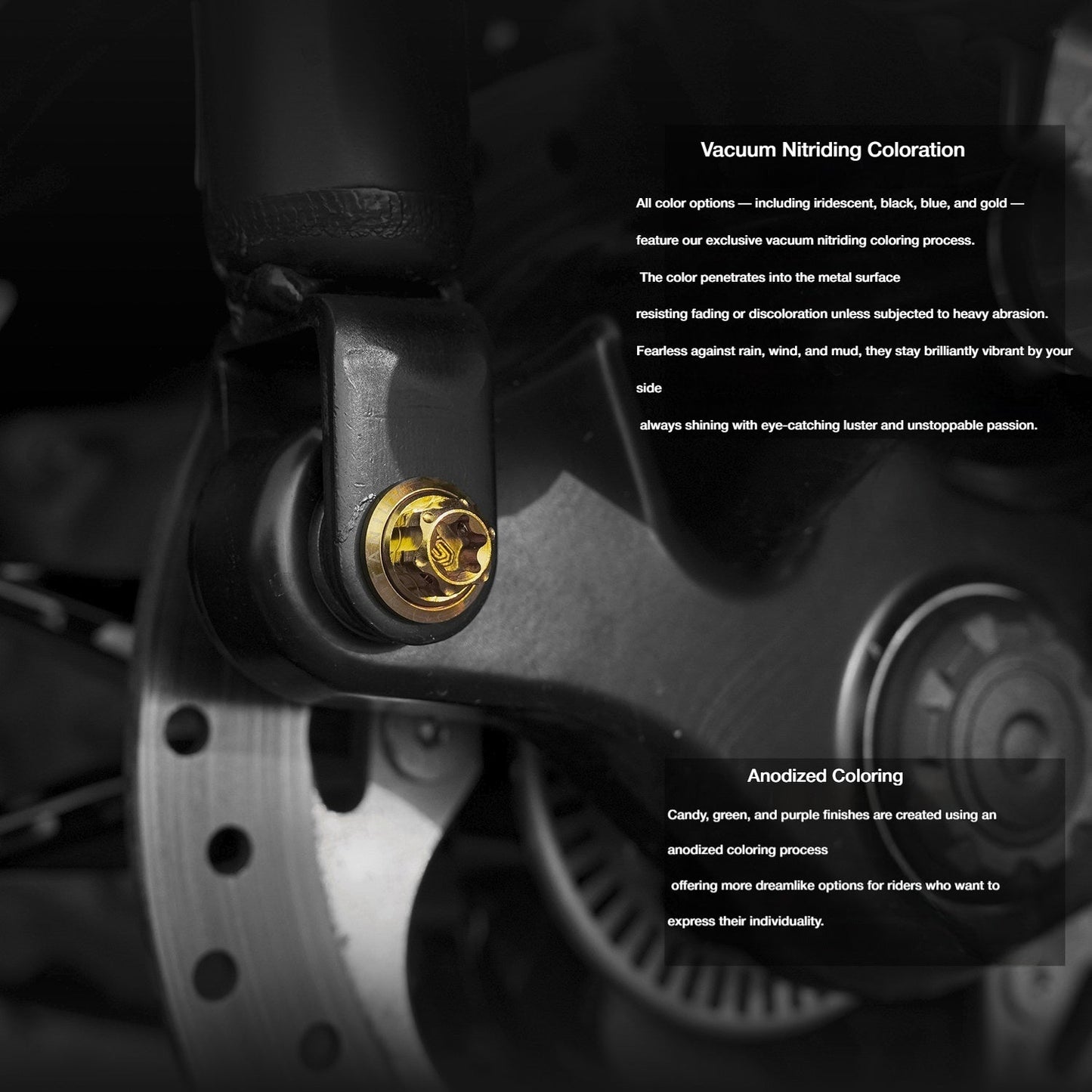 SPARTS Titanium Bolts Kit for BMW C400GT | Brake Calipers, Disc Rotors & Upgrade Accessories