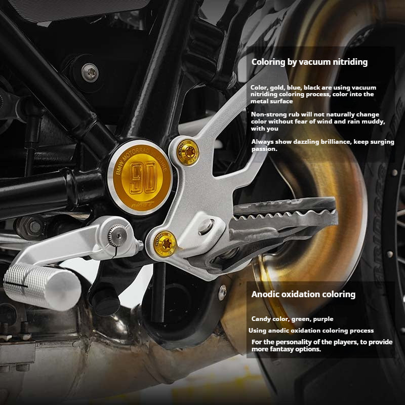 SPARTS BMW RnineT Titanium Alloy Screw Candy Color Kit for Motorcycle Modification