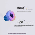 SPARTS Titanium Helmet Visor Screws Kit for ARAI RX7X – Lightweight & CNC Machined