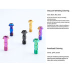 SPARTS M10 Double Banjo Bolt Faceted Design Titanium Bolt for Motorcycle Brake Calipers