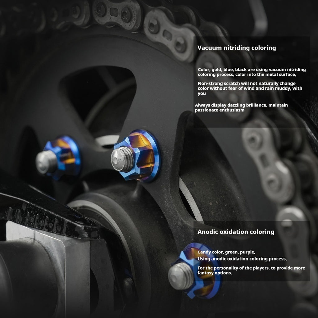 SPARTS Titanium Screw Set for Kawasaki Z900RS – Motorcycle Upgrade Kit