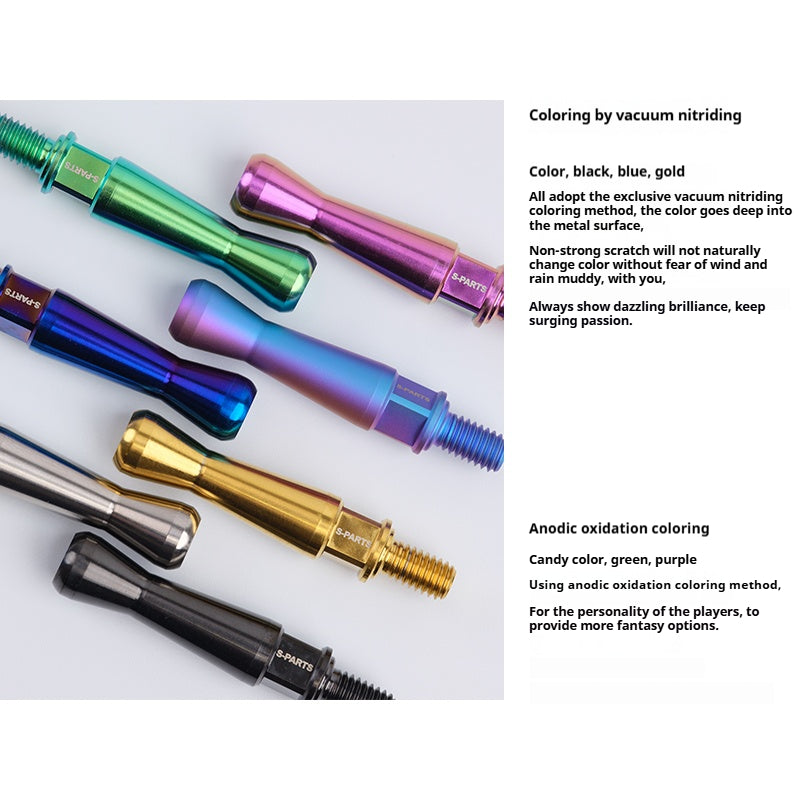 SPARTS Titanium Side Stand Auxiliary Pin for Ducati – Custom Color & CNC Titanium Support Pin