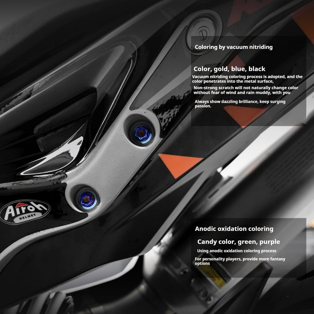 SPARTS Candy Color Titanium Bolt Kit for KTM DUKE 790 Disc Upgrade- Candy color