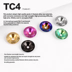 S-PARTS Titanium Visor Mechanism Cover & Screws Kit for SHOEI GLAMSTER Helmet