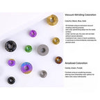 SPARTS Hex Flange Titanium Nut – A3 Series – M5 / M6 / M8 / M10 / M12 – Motorcycle Locking Hardware