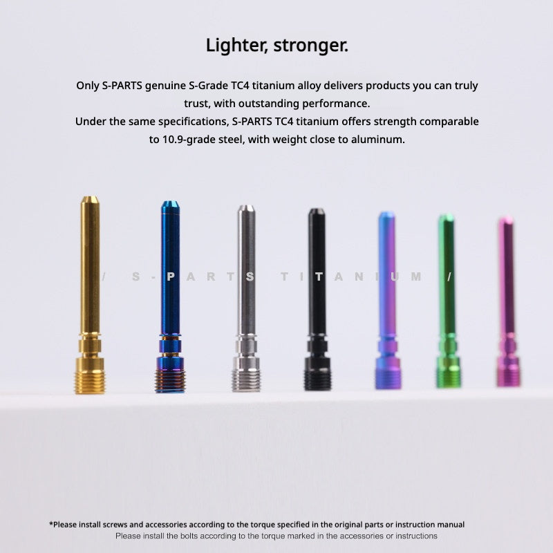 S-PARTS TC4 Titanium Rear Master Caliper Pin for BREMBO M4.32