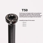 SPARTS TC4 Titanium Wheel Hub Bolts M10 (L35 / L49 / L55) for BMW Motorcycles