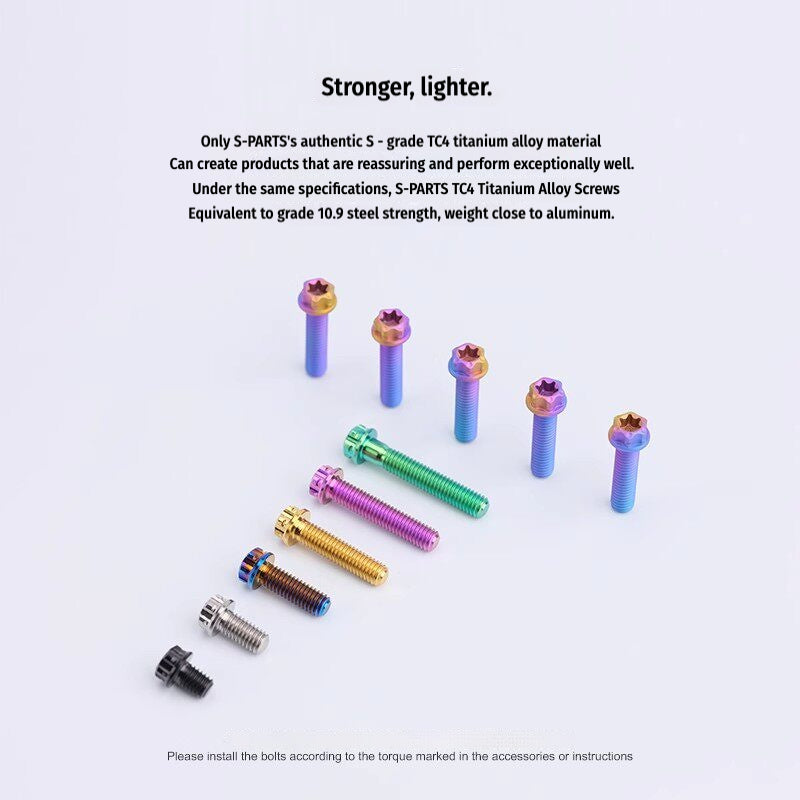 SPARTS M5 Titanium Bolt A3 Series – Motorcycle & E-Bike Upgrade Screws