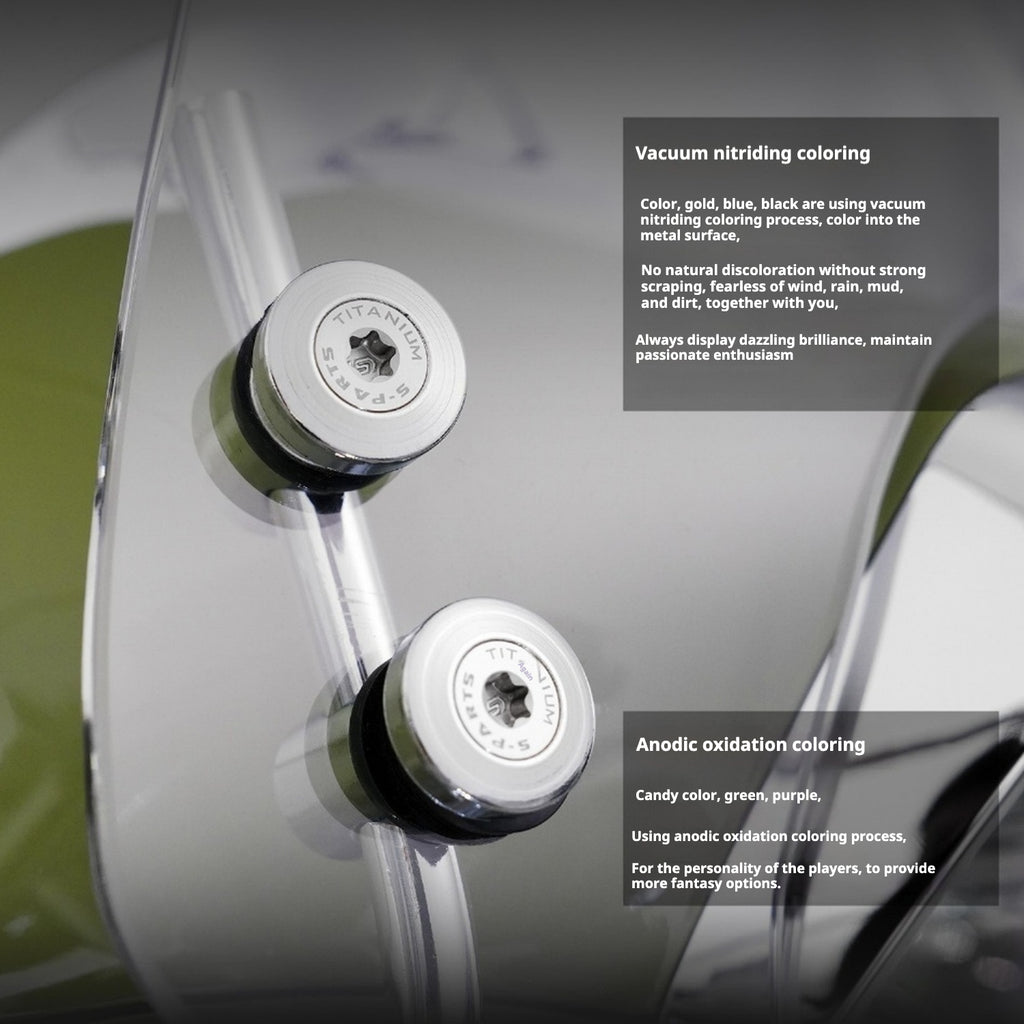 SPARTS Titanium Screw Set for Vespa Sprint/Primavera 150 – Custom Candy Color & CNC Titanium Upgrade Kit