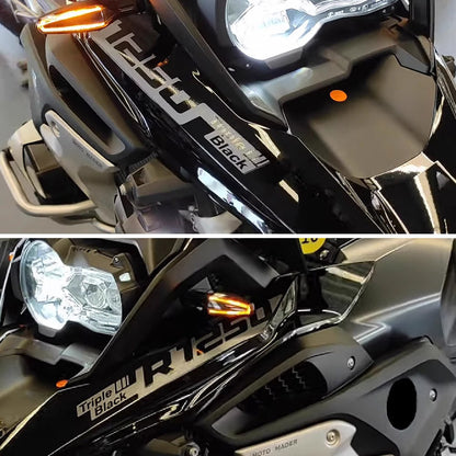 BMW R1250GS (2019–2022) Black Beak Decal Sticker Front Fairing Graphics Waterproof Adventure Styling Wrap