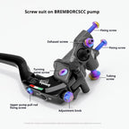 SPARTS Titanium Alloy Brembo RCS CC Master Cylinder Bolt Kit | Motorcycle Brake System Upgrade
