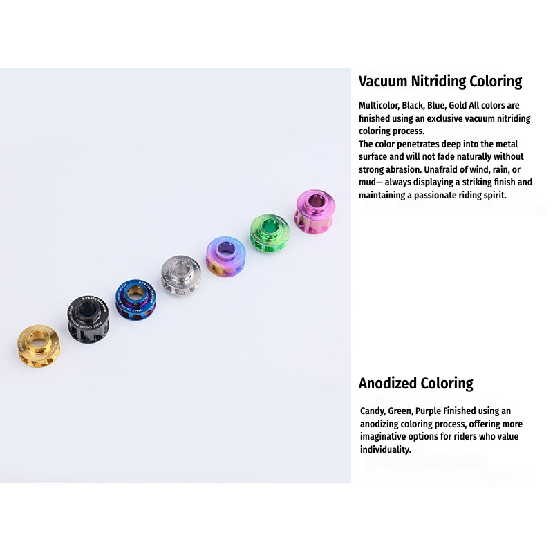 SPARTS Titanium Caliper Washers – Single & Double-Sided Bushings D20/D24 Motorcycle Upgrade