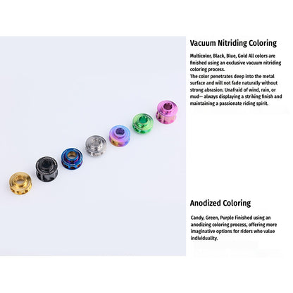 SPARTS Titanium Caliper Washers – Single & Double-Sided Bushings D20/D24 Motorcycle Upgrade