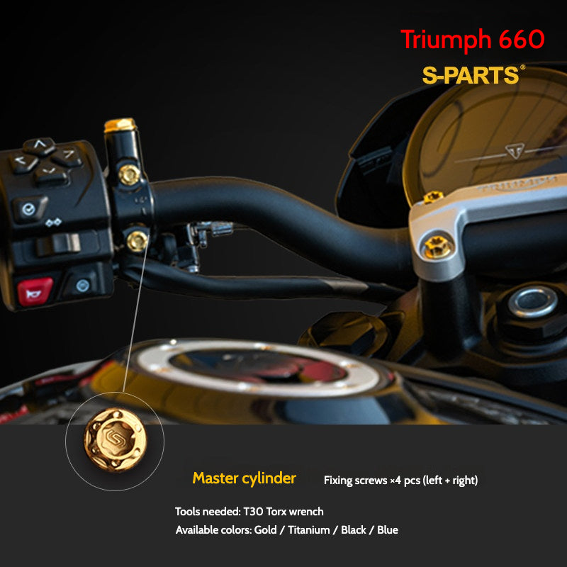 SPARTS Titanium Fastener Bolts for Triumph Trident 660 Motorcycle Modification