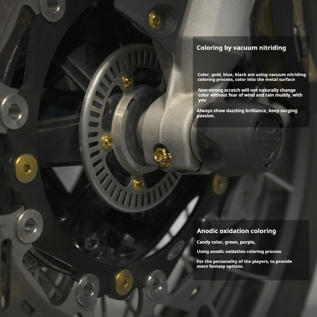 SPARTS Titanium Bolt Kit for BMW R 1250GS ADV – CNC Titanium Upgrade Kit