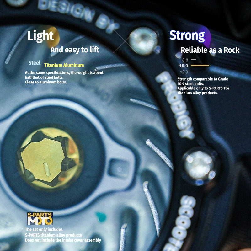 SPARTS Titanium Variator Lock Nut for Vespa 150 Sprint / Primavera – Closed-End Upgrade