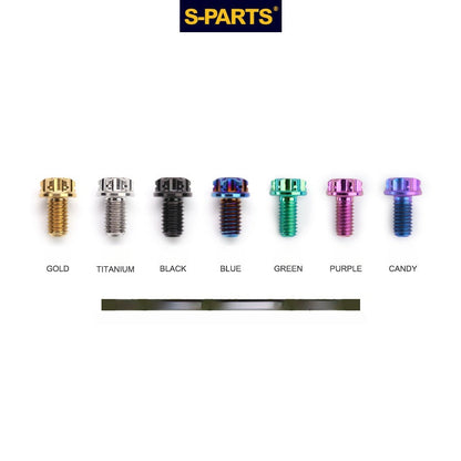 SPARTS A3 Series Candy Color Titanium Screws M8 L10–120mm for Motorcycle Bicycle Car Modification