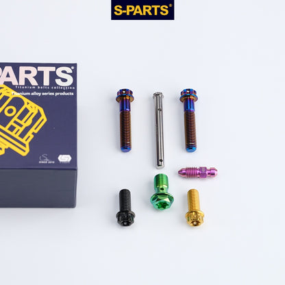 SPARTS Titanium Lower Caliper Bolt Kit for BREMBO CNC 2-Piston Set Screws