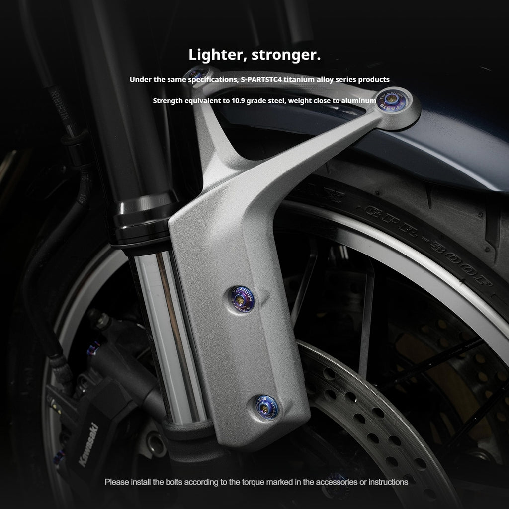 SPARTS Titanium Screw Set for Kawasaki Z900RS – Motorcycle Upgrade Kit