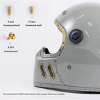 SPARTS Titanium Helmet Screw Set for QWART – CNC Machined Motorcycle Hardware