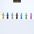 SPARTS M10 Single-Hole Banjo Bolt with Bleeder – Hex Head Titanium Bolt P1.0 / P1.25 for E-Bikes, Motorcycles & Bicycles