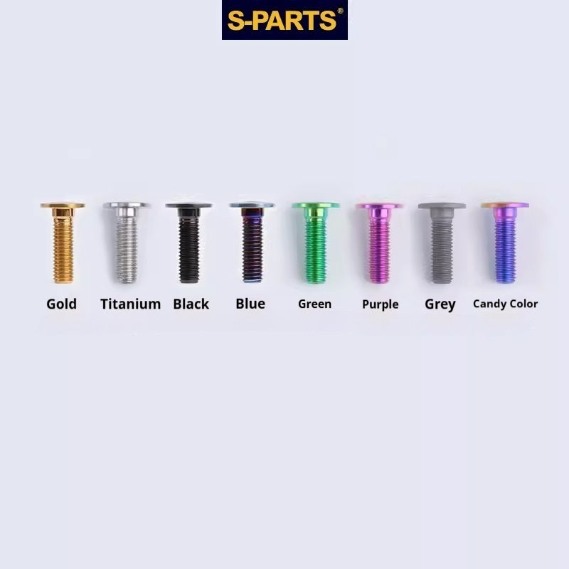 SPARTS Titanium M8*27 Front Brake Disc Bolts for BMW 1200 1250 and Water Bird – Custom Upgrade Kit