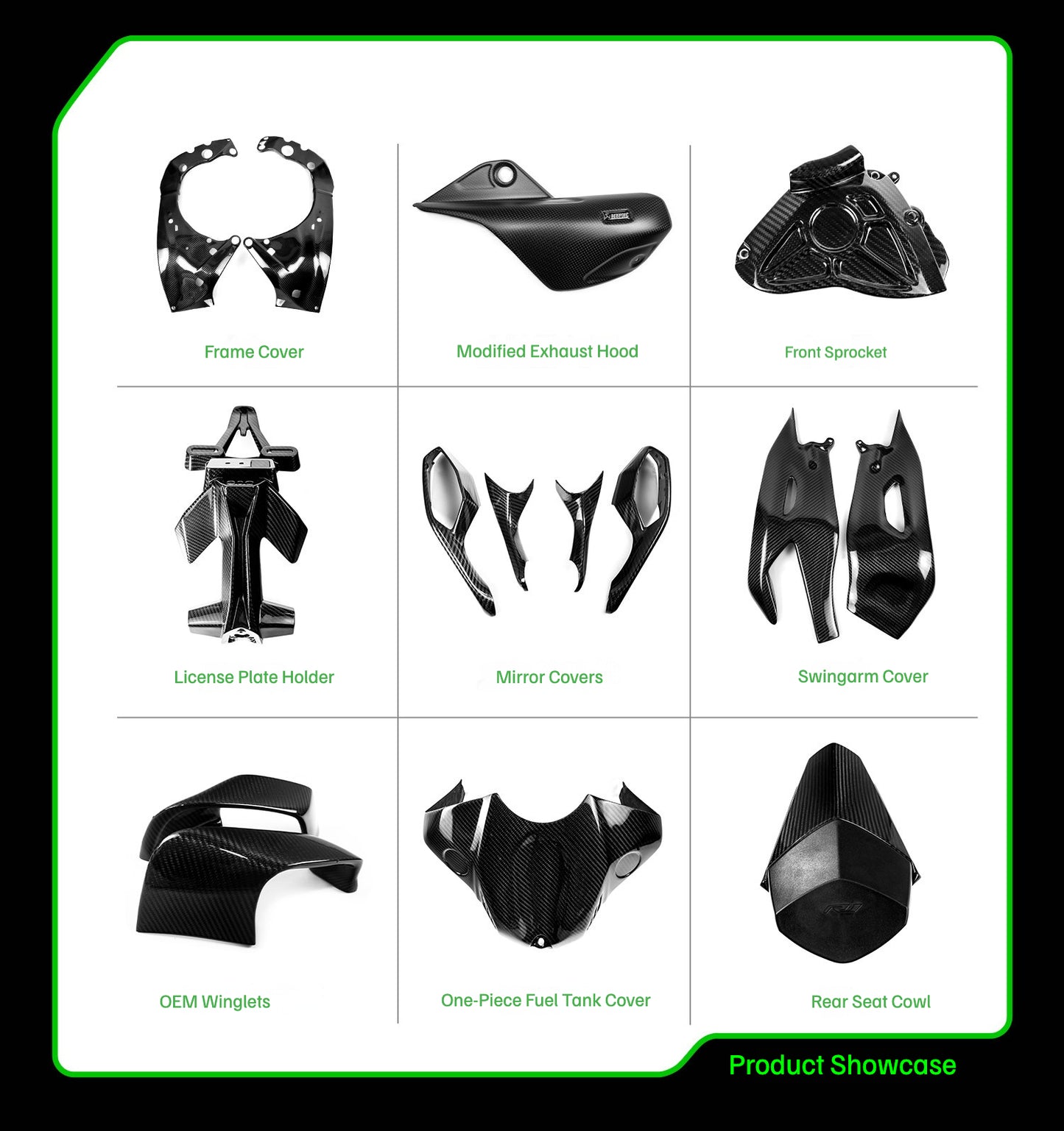 Carbon Fiber Fairings and Bodywork Parts for 2022 Yamaha YZF R1 R1M