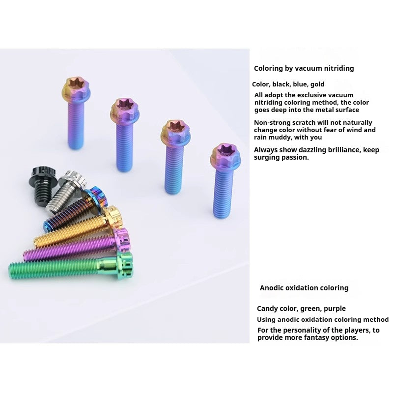 SPARTS Titanium Bolt Kit for BMW R 1250GS ADV – Custom Candy Color & CNC Titanium Upgrade Kit