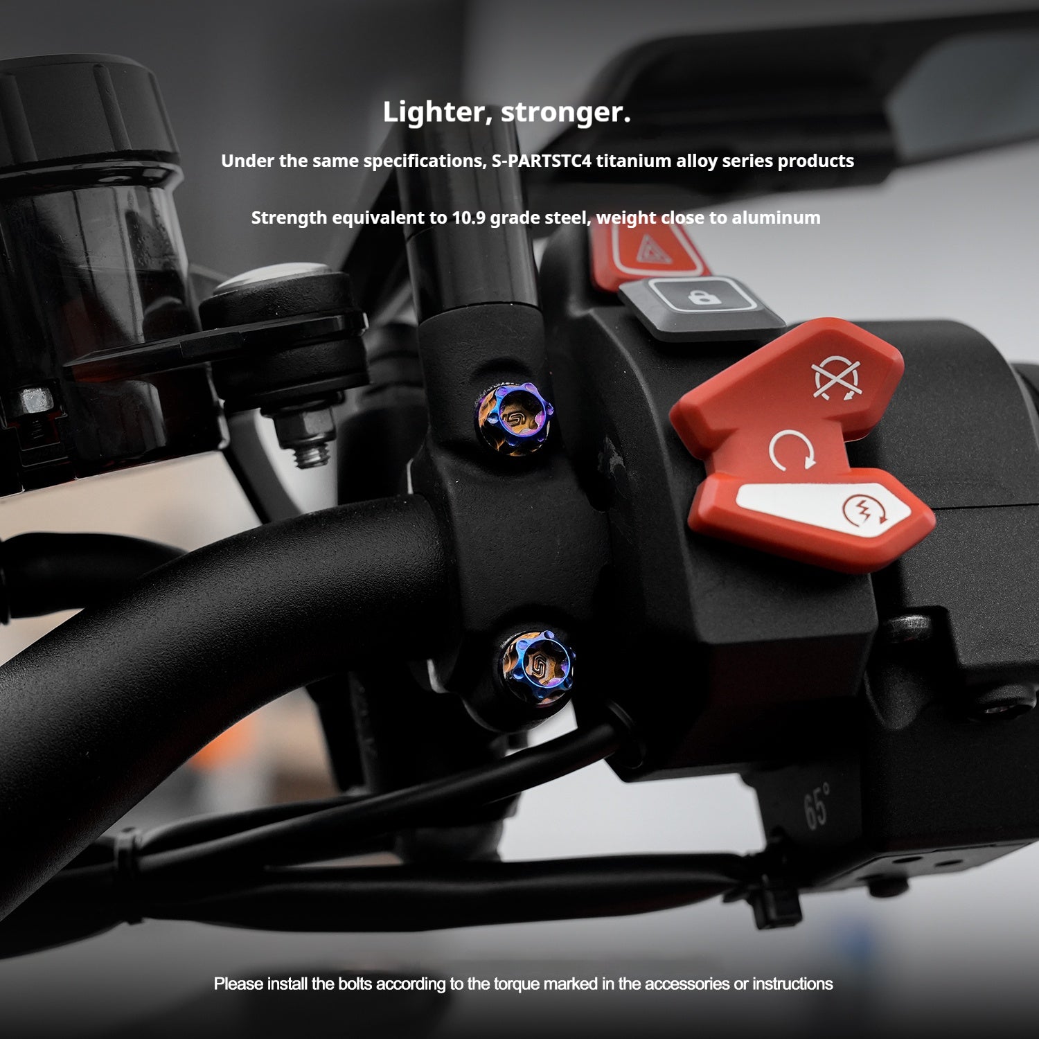 SPARTS KTM Super Duke 1290 · Full TC4 Titanium Bolt Kit｜Motorcycle Upgrade Set